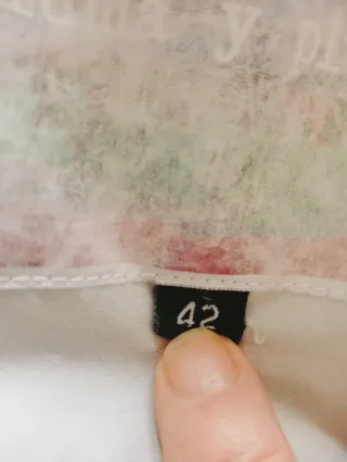 Plumas Azul Mujer Talla L