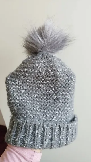 Set Sciarpa e Berretto Lana Glitter