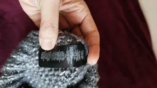 Set Sciarpa e Berretto Lana Glitter