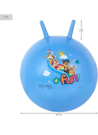 Pelota saltarina hinchable Paw Patrol azul