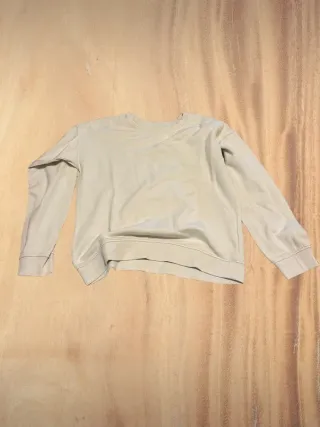 Felpa Alcott Basic Girocollo Tinta Unita Beige