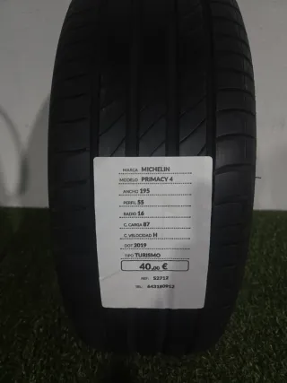 195 55 16 87H MICHELIN PRIMACY 4