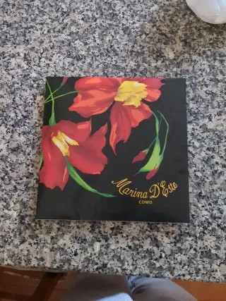 Foulard Marina d'Este seta Como nuovo