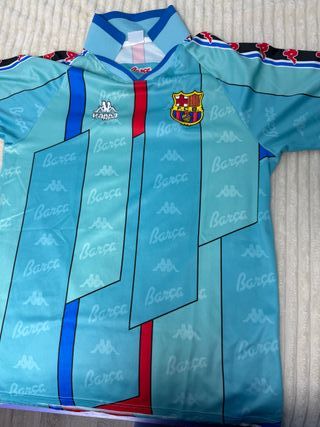 Camiseta Kappa FC Barcelona Azul