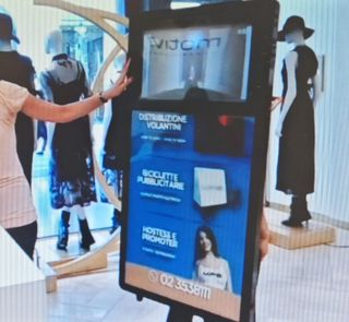 Zaino Lavagna LED Pubblicitario