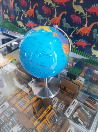 Globo terráqueo educativo