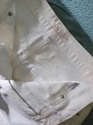 Pantalón vaquero blanco Toxil mujer Talla M/38
