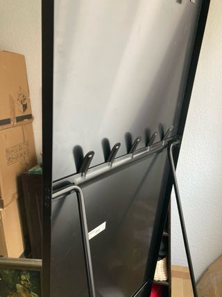 Specchio da terra grande con supporto