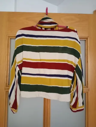 Top cruzado Zara rayas