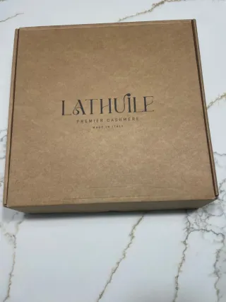 Set LATHUILE Cappello Sciarpa Guanti Cashmere