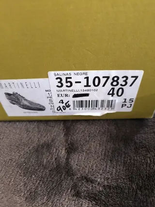 Zapatos Martinelli Negros