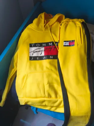Chándal Tommy Jeans Amarillo Talla S