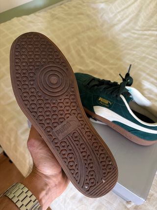 Zapatillas Puma Palermo Verde y Blanco