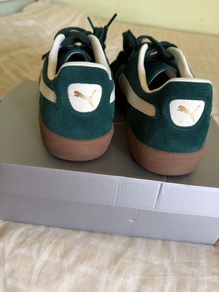 Zapatillas Puma Palermo Verde y Blanco