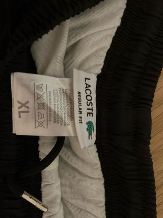 Chándal Lacoste Negro