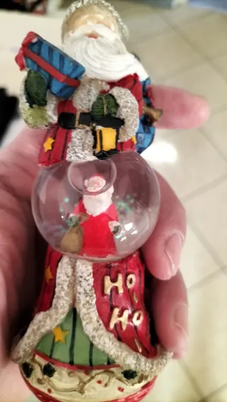 Addobbi Natalizi Babbo Natale Tessuto