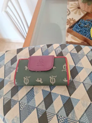 Monedero El Caballo verde y morado