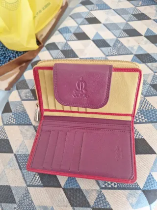 Monedero El Caballo verde y morado