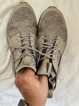 Nike Huarache Beige/Gris Talla X