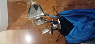 Bolsa Golf Zurdo NIÑO aprox 9 años + Palos + tiall