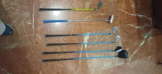 Bolsa Golf Zurdo NIÑO aprox 9 años + Palos + tiall