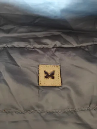 Anorak Plumas Ligero Talla S/M Azul