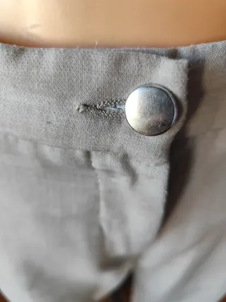 Pantalones rectos beige