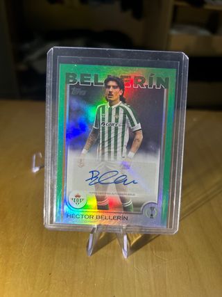 Carta Bellerin Autografiada 03/99