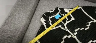 Camisa crochet estilo Chanel