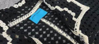 Camisa crochet estilo Chanel