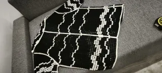 Camisa crochet estilo Chanel