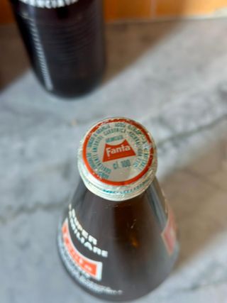 4 Bottiglie Fanta Aranciata Vintage
