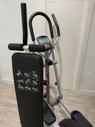 Elíptica y banco abdominales