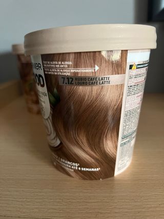 Tinte Garnier 7.12 Rubio Café Latte