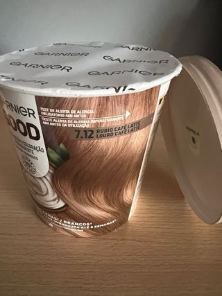 Tinte Garnier 7.12 Rubio Café Latte