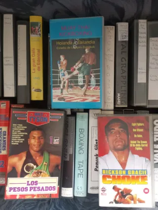 Lote Cintas VHS Artes Marciales Boxeo MMA