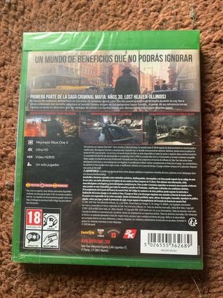Mafia Edición Definitiva Xbox One Precintado