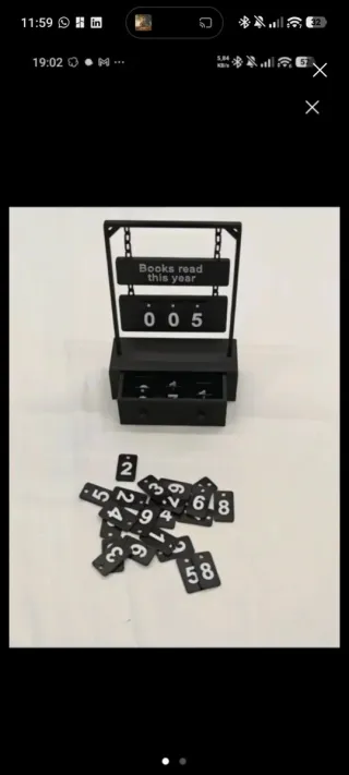 3 Contadored de libros leídos