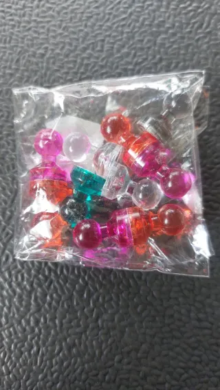 Imanes decorativos de colores