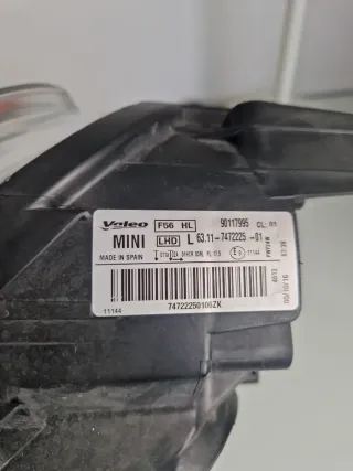 Mini faro Izquierdo Full LED F55 F56 F57 2016 LEER