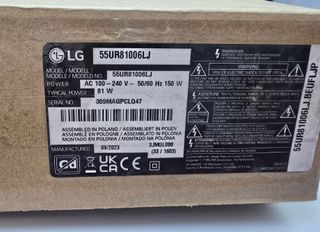Despiece TV LG 55UR81006LJ