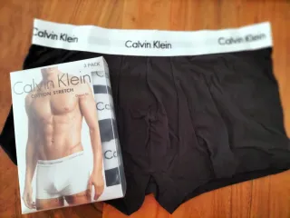 Calzoncillos Calvin Klein Negro Talla M (3 Unidade