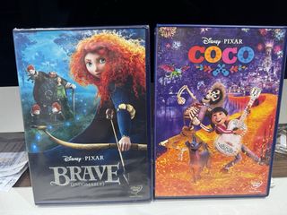DVD Disney Pixar Brave y Coco