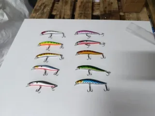 10 Señuelos Minnow Flotantes"""""" Lote Oferta""""