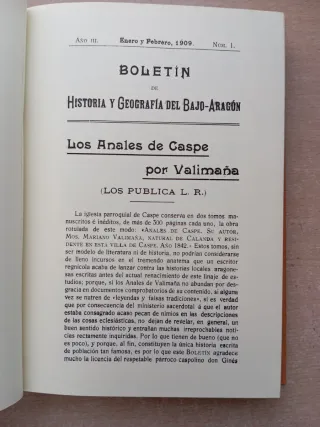 Boletín de Historia y Geografía del Bajo Aragón.