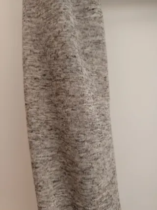 Bufanda gris jaspeada