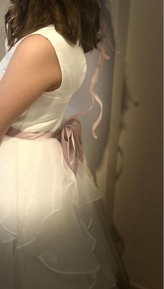 Vestido de Primera Comunión blanco