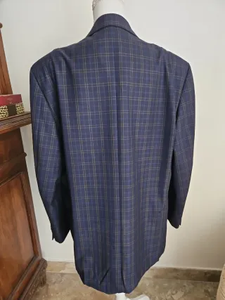 Giacca uomo blu elegante a quadri