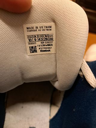 Reebok Kamikaze 2 Blancas/Azules Talla 43