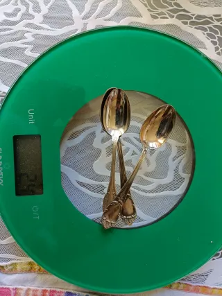 3 Cucchiaini Argento 800